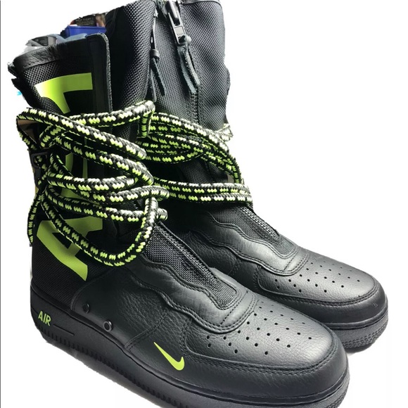 sf air force 1 high black volt